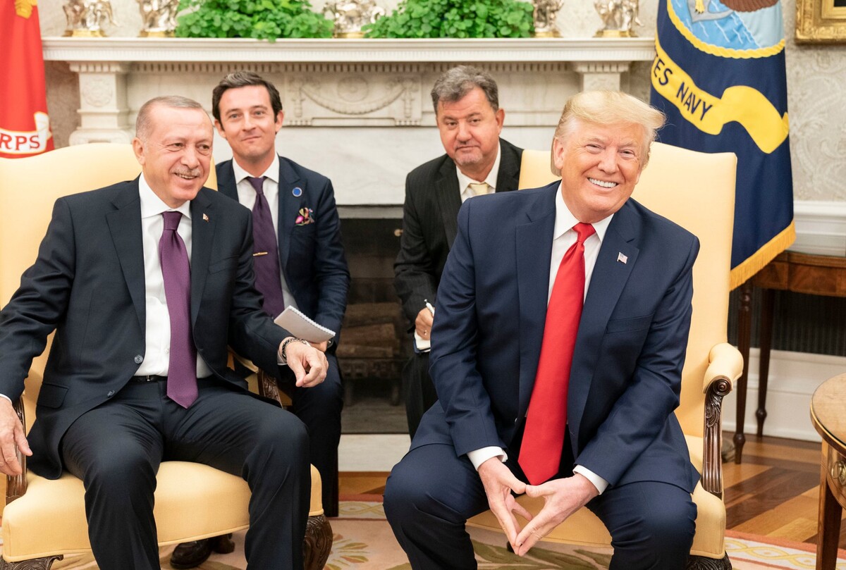 Erdogan i Trump, fotografija iz 2019.