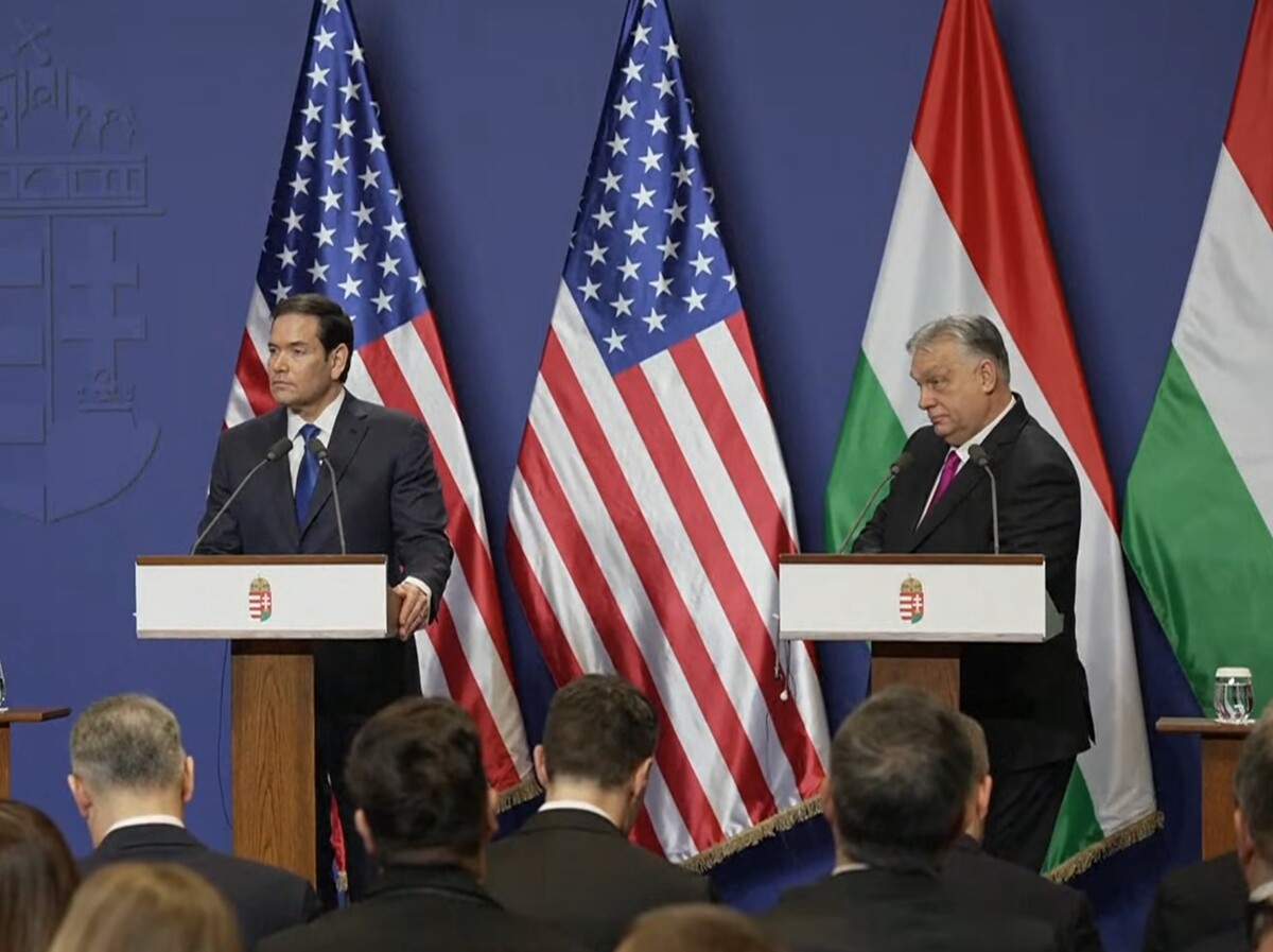 Marco Rubio i Viktor Orban u Budimpešti, 16. veljače 2026.