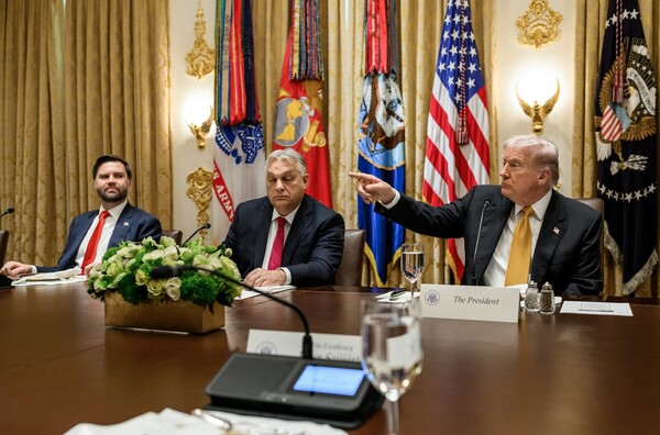 JD Vance, Viktor Orban, Donald Trump - sastanak u Bijeloj kući, 7. studenog 2025.
