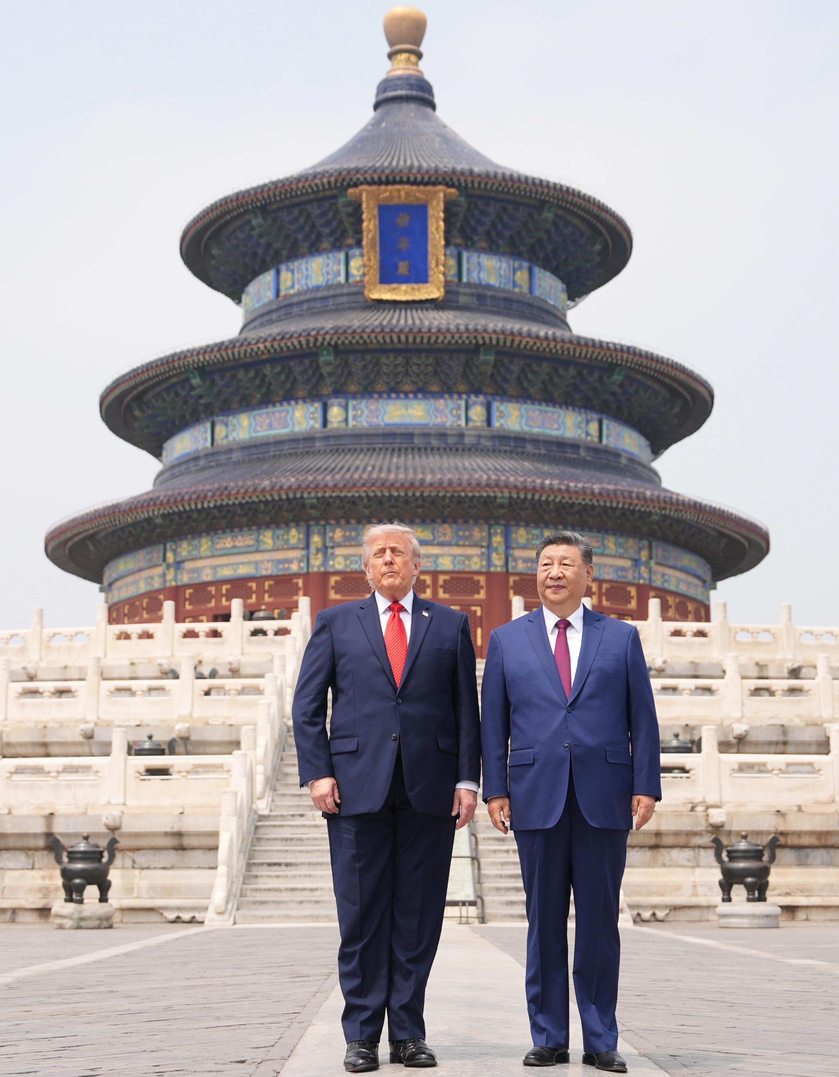 Donald Trump i Xi Jinping u Pekingu, 14. svibnja 2026.
