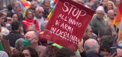 Deseci tisuća na ulicama Rima protiv slanja oružja Ukrajini: "Ne ratu. Ne slanju oružja. Dajte šansu miru!"