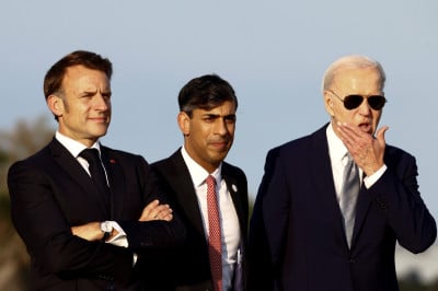 Tri ključna lidera zapadnog svijeta u borbi za političku egzistenciju: Biden, Macron i Sunak sad moraju ići nisko s intenzivno negativnim kampanjama što odražava šire stanje Zapada