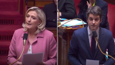 Sraz u francuskom parlamentu: Le Pen poručila da je Macron komentarima ugrozio Francusku i Europu - "Zašto bi Francuska slala vojsku kad jedina imperija, SAD, neće?", misleći na nju premijer Attal poručio da su "Putinove trupe već u Francuskoj"